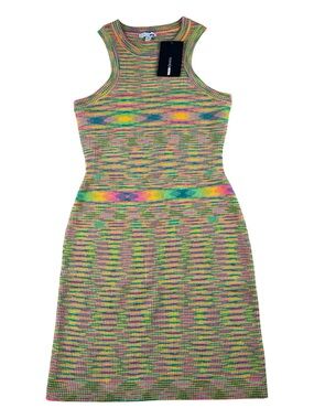 FASHION NOVA Rave Psychedelic Sleeveless Betty Marled BodyCon Mini Dress Size S